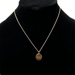 Kate Spade One in a Million Initial Pendant Necklace Letter M 18”